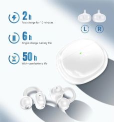 3 Prs Open Ear Clip on LED Battery JL Noise Cancelling Earbuds