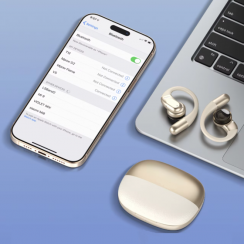 2 Prs Wireless Earbuds Open Ear Design 1000mAh Gaming Sports Headphones