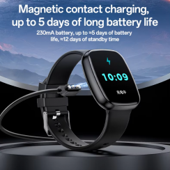 2 Pcs Real Time Message Notification Health Detection BT Smart Call Watch