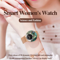 2 Pcs Round Dial Amoled Waterproof Smartwatch