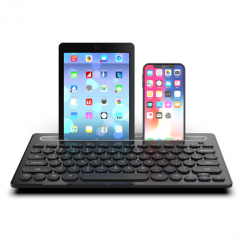 4 Pcs Rechargeable Triple Solution Bluetooth 2.4Ghz Version Keyboard